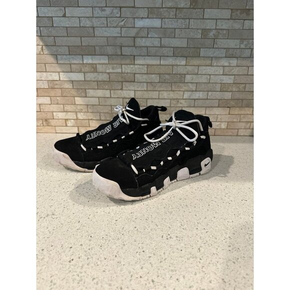 Nike Air More Money Black White Mens Shoes Sneakers OG Retro Gym - Picture 1 of 5